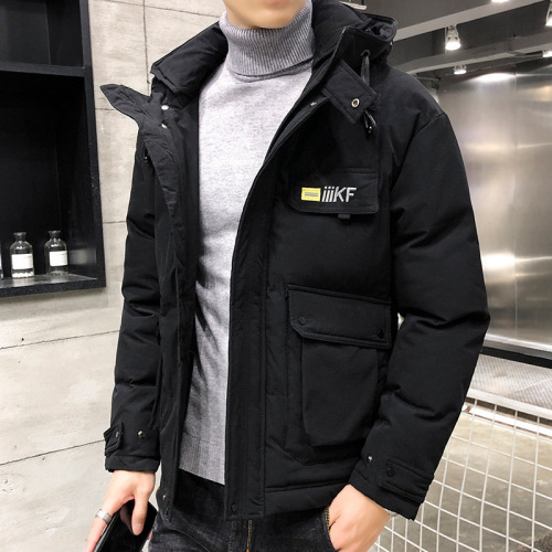 men‘s cotton coat winter korean style workwear jacket ins trendy down cotton clothing thickened cotton-padded jacket