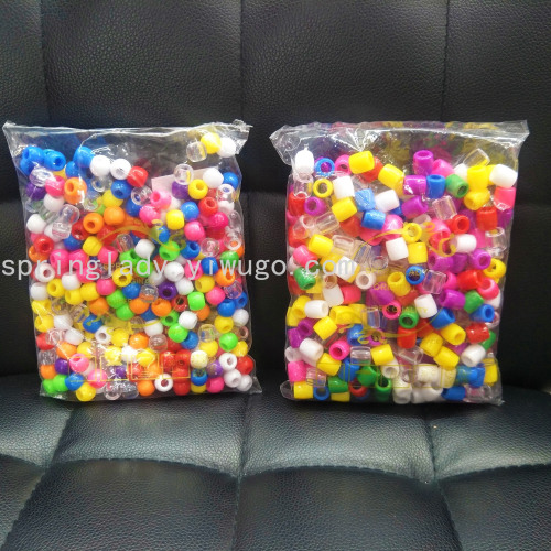 wig hair extension beads bags transparent mixed colored beads hair accessories hair accessories