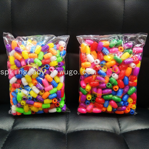 wig hair extension beads bags transparent mixed colored beads hair accessories hair accessories