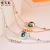S925 Silver Double Layer round Beads Beach Anklet Female Korean Simple Fashion Popular Ol Jewelry Small Fish Ankle Chain Foot Ornaments
