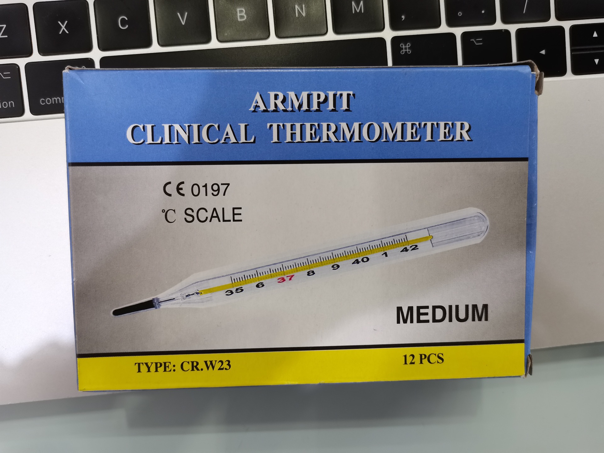 水银体温计 玻璃体温针家用体温表 腋下温度计 thermometer 医疗