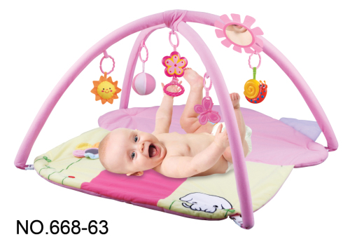 baby gymnastic rack game blanket baby toys 0-1 years old newborn with music game mat crawling blanket