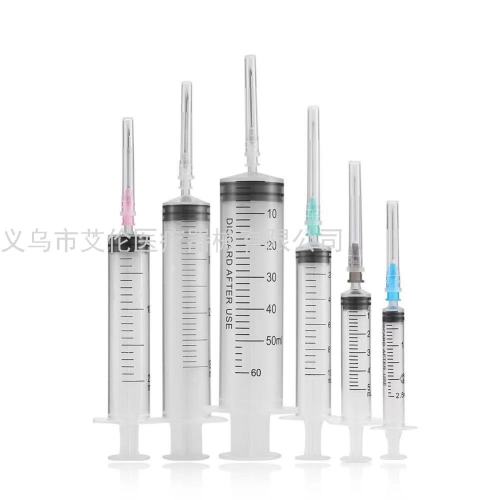 disposable medical consumables for export syringe plastic syringe syringe feeder