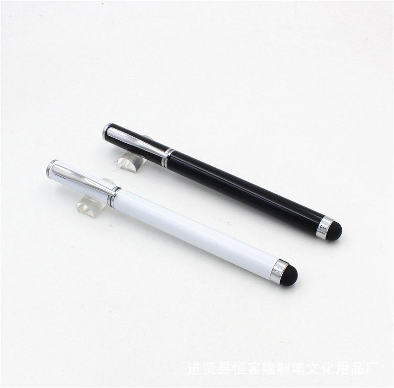 Cross-Border Metal Capacitor Touch Screen round Beads Advertising Business Signature Oil Pen Tablet 