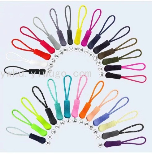 PVC Environmental Protection Injection Molding Clothing Luggage Accessories Rope Zipper Head Pull Tail Pull Tab