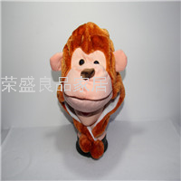 in stock supply foreign trade hot cartoon animal plush toys hat new monkey