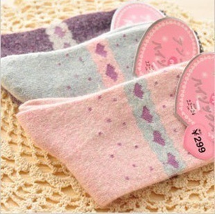 Autumn and Winter Thickened Cute Rabbit Wool Socks Korean Cute Socks Women‘s Socks Warm Socks Wholesale 