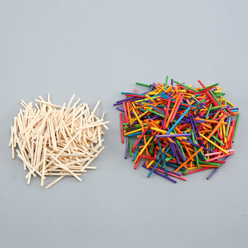 New Color Wooden Stick DIY Wooden Stick Stick Match Stick Match Stick Ice Cream Stick Batch Children