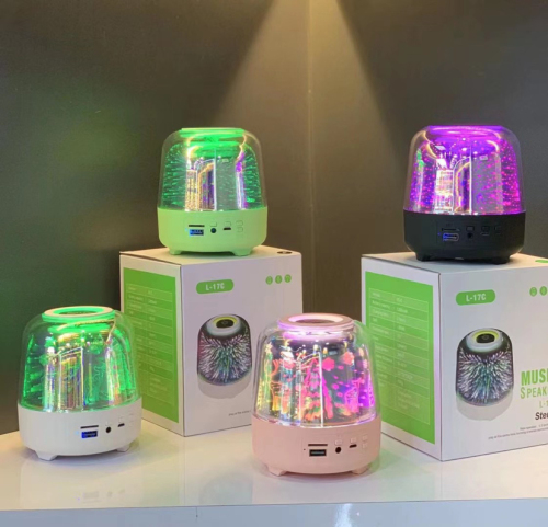 new led colorful atmosphere light stereo 3d starry sky insert card series tws creative bluetooth speaker starry light