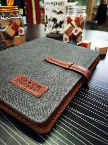 Cotton Cover Loose-Leaf Notebook Linen Material Universal Manual Notebook Buckle Diary Book Classic Notebook