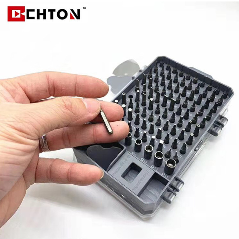跨境112合1CHTON批发钟表手机拆装维修工具 铬钒钢螺丝刀套装批发