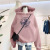 2021 New Loose Korean Style Autumn and Winter Thick Loose Hooded Sweater Live Supply plus Size Women's Coat Wholesale