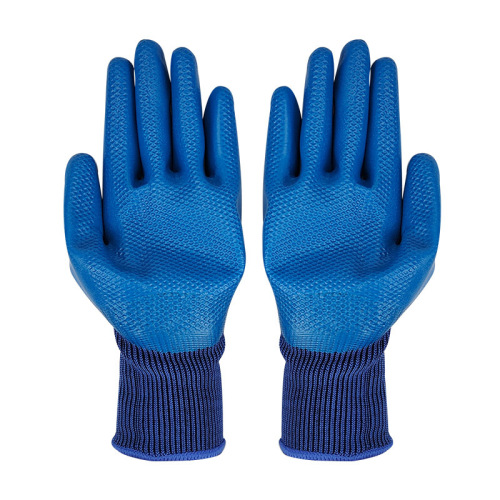 factory wholesale labor protection gloves a688 construction site breathable and comfortable wear-resistant anti-slip latex labor protection gloves