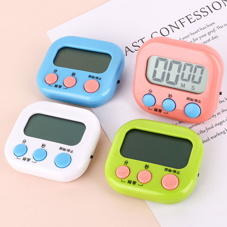 Chinese And English Large Screen Electronic Timer Cross-Border Student Digital Stopwatch Reminder Ki