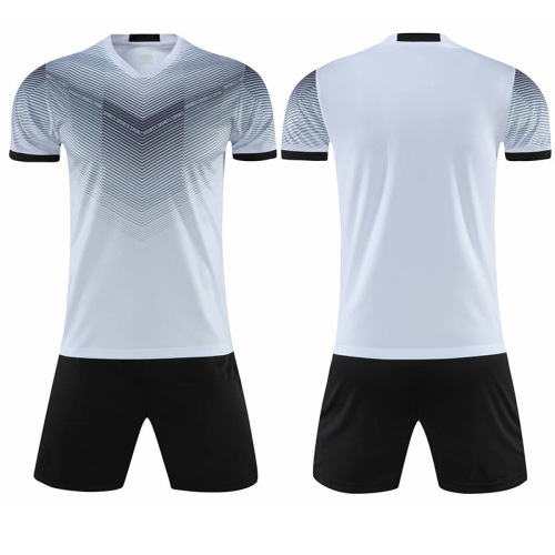 football uniform men‘s printed short sleeve sports adult children student training competition team uniform football suit
