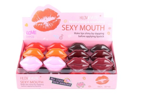 Big Mouth Lip Balm Cute Moisturizing Hydrating Fade Lip Lines Cross-Border Lipstick Factory Direct Sales Foreign Trade Exclusive