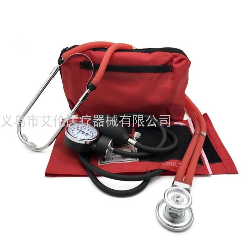 for Export Blood Pressure Meter Foreign Trade Multi-Function Stethoscope Blood Pressure Meter Color Combination Set Multi-Color Adult Non-Liquid Blood Pressure Meter