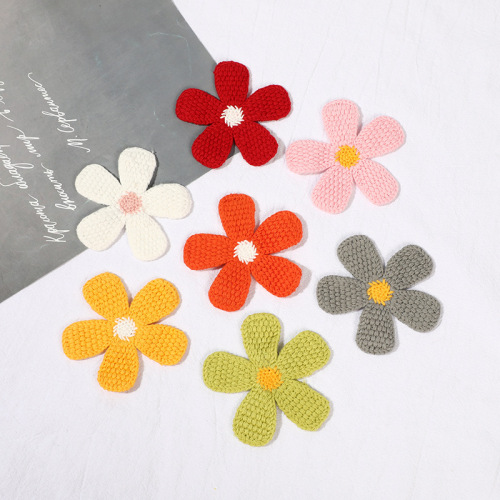 Factory Direct Supply Cotton Thread Hand Hook Flower DIY Handmade Genuine All Cotton plus Size Fashion Personalized Flower