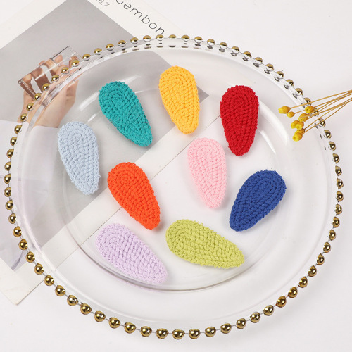 Multi-Color Knitted Wool Water Drop Lace Strip Hair Ornaments Accessories Semi-Finished Clothing Accessories Factory Wholesale