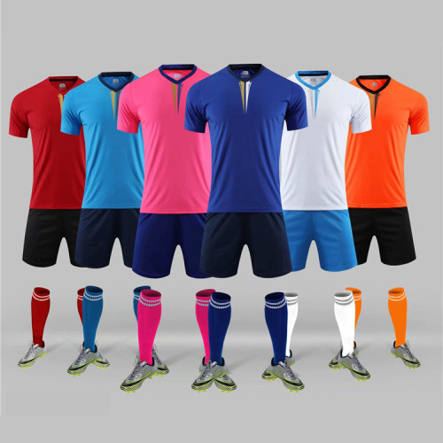 manufacturers supply football uniform customized club training camp uniform children‘s football match training uniform customized printing