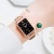 New Internet Celebrity Small Green Watch Creative Magnetic Buckle Women's Square Watch Best-Seller on Douyin