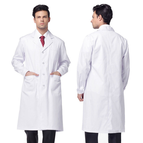 white coat for men and women in food factory pharmacy chemical experiment clothes medical student doctor nurse clothes labor protection tooling