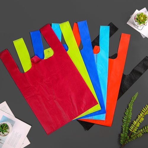 Spot Non-Woven Fabric Vest Bag Shopping Bag Eco-friendly Bag Extra Large 40*65
