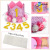 Pink Pet Female Canine Birthday Suit Tutu Skirt Birthday Hat Sequined Bow Tie Three-Piece Cross-Border
