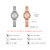 2021 New Milan with Exquisite Small Women's Watch Rose Gold Retro Fashion Design Square Women's Watch 9852