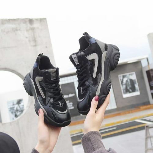 Shigotu Women‘s Casual Shoes Daddy Shoes Height Increasing Shoes Sneakers