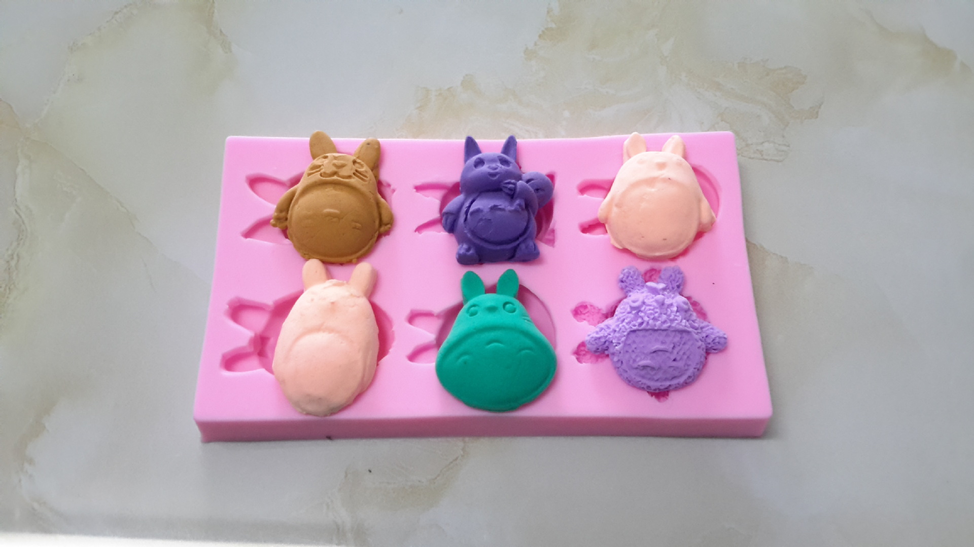 龙猫蛋糕装饰 翻糖蛋糕模具 硅胶DIY烘焙工具 fondant cake mol