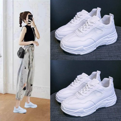dad shoes women‘s ins trendy 2021 summer new mesh breathable women‘s shoes versatile casual popular small white sports