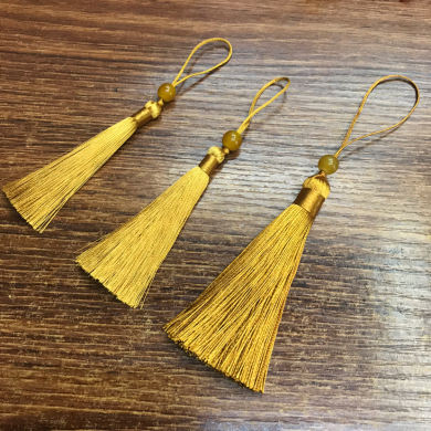 u盘小吊穗7公分8公分带珠流苏涤纶流苏穗扇子书签流苏挂件