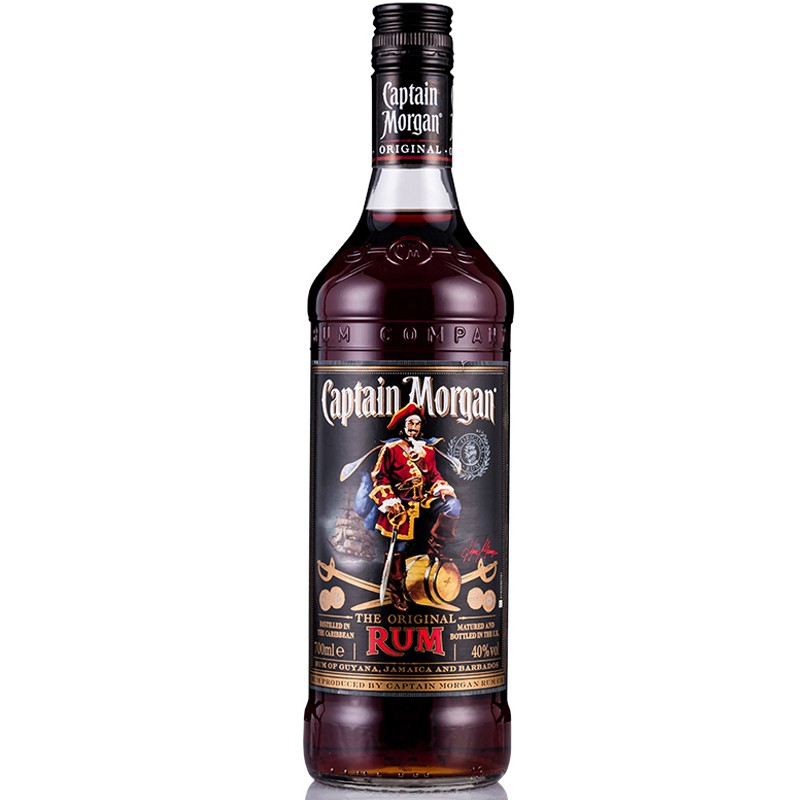 牙买加慕歌 摩根 船长黑朗姆酒700ml 40%vol