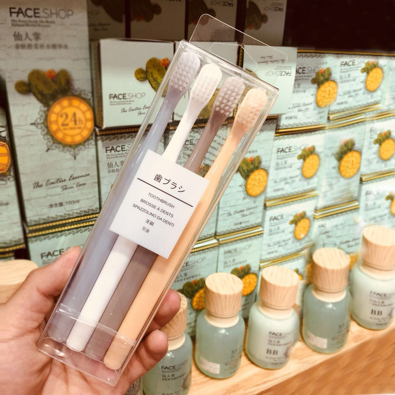 四支装牙刷无印同款 日式素色良品超细软毛牙刷厂家地摊货源批发