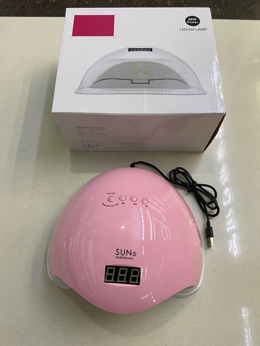 美甲光疗灯 甲油胶烘干机48W阳光5号5V美甲灯