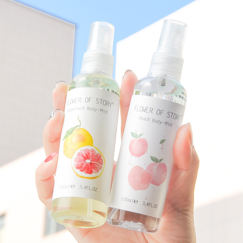 水蜜桃薰衣草睡眠身体喷雾少女学生淡香水100ML化妆品批发