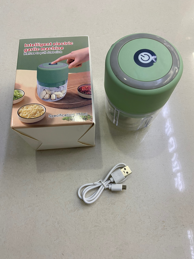 电动蒜泥机 家用小型充电蒜泥机 电动辅食料理机 打蒜器