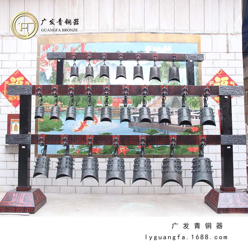 青铜器曾侯乙编钟古典乐器演奏摆件定音乐器定做拍戏汉婚影视道具