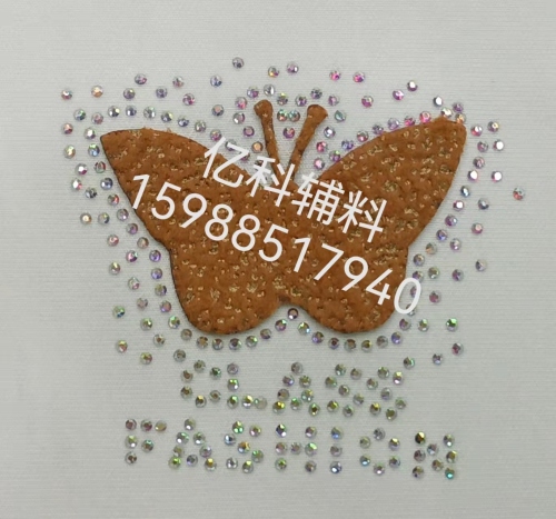 Thick Version Rhinestone Butterfly