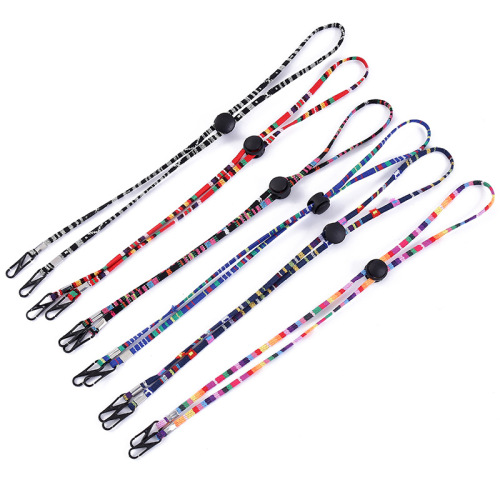 ethnic style mask lanyard hat windproof rope ear protection lanyard adjustable removable lanyard polyester ribbon rope