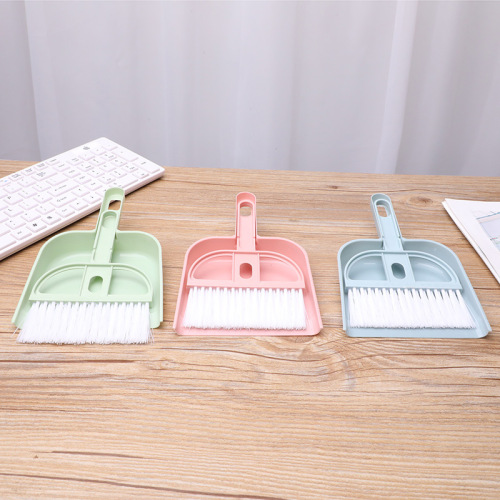 Creative Mini Desktop Cleaning Brush Keyboard Brush Desktop Cleaning Two-Piece Set with Dustpan Small Broom Set