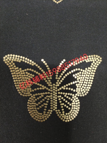 laser sequined butterfly