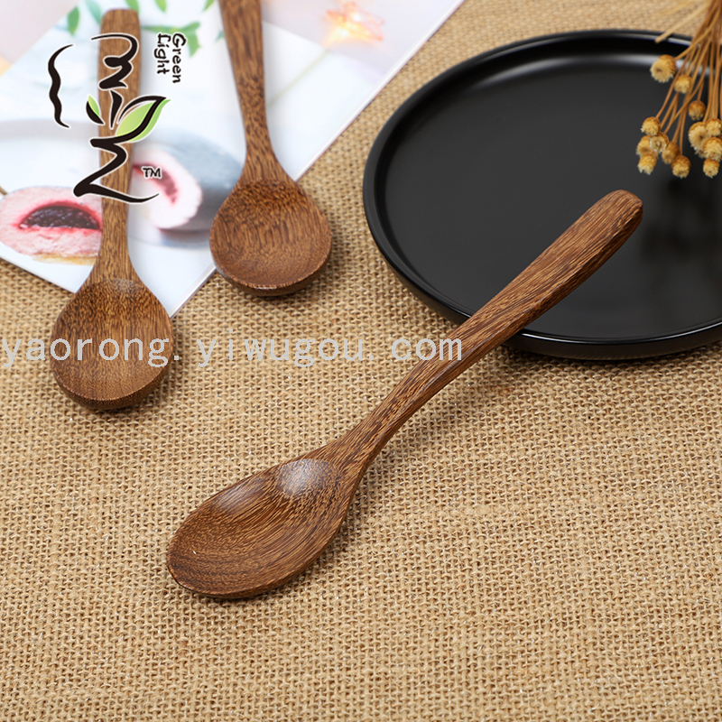 鸡翅木异形大尖匙 调羹18*3.6CM  调羹蜂蜜匙 家用料理勺 咖啡勺