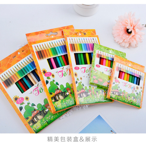 New Color Boxed 18 Color Pencil Children‘s Painting Graffiti Tool art Sketch Color Pen Supply Wholesale