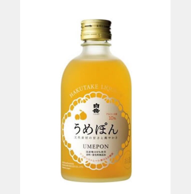 日本熊本白岳桔味酒（配制酒）300ml 10%vol