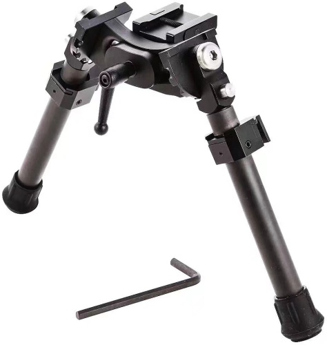 new v10 carbon fiber rotating telescopic two-legged frame sniper rifle rack