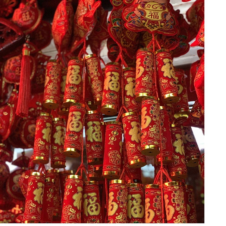 新年春节通用挂件新款年货辣椒串福袋装饰用品工艺品厂家热销批发