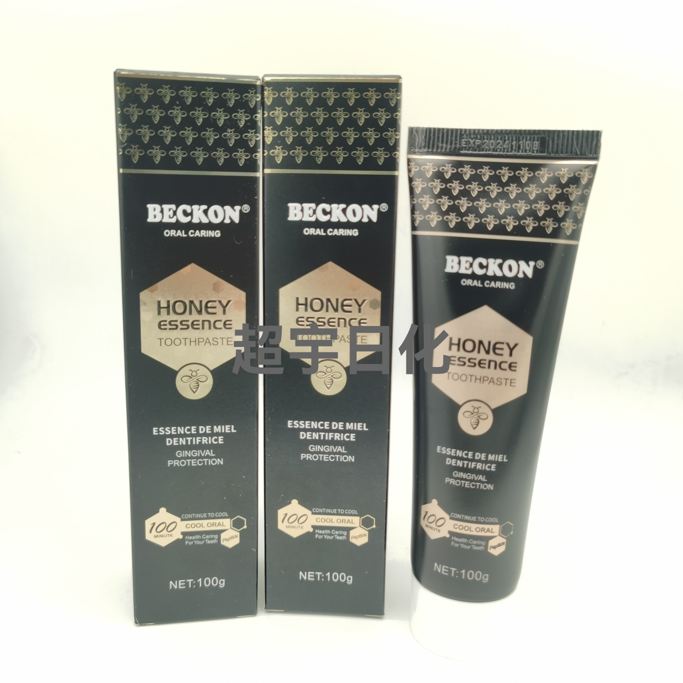 BECKON蜂毒牙膏美白牙齿强健牙龈口气清新消灭牙菌斑去除牙渍