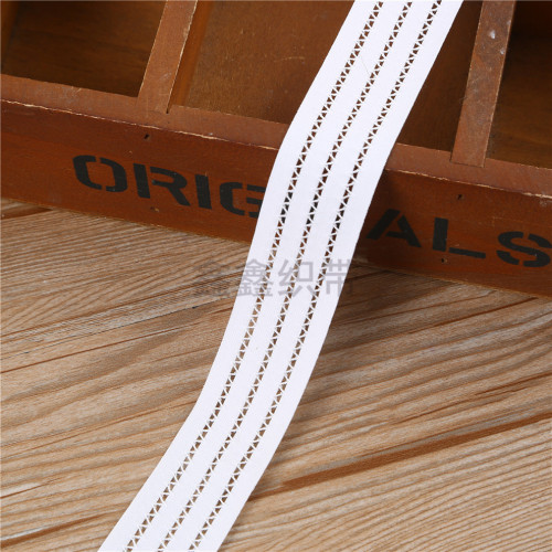 white 3cm wide edge woven estic tape knitted estic underwear underwear estic band clothing accessories ribbon